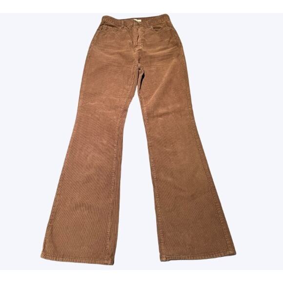 Pacsun Womens Brown Corduroy Jeans Size 27 High Rise Bootcut - Picture 1 of 3